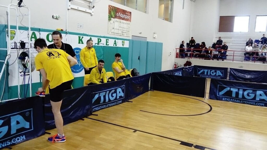Πινγκ Πονγκ: Νίκη τίτλου για ΑΕΚ στην Α1 ανδρών, 4-3 τον Ολυμπιακό