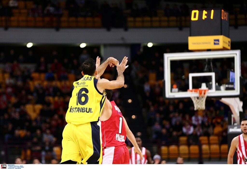 Ολυμπιακός-Φενέρμπαχτσε 87-96: Σλούκας και Ντε Κολό χάλασαν τη βραδιά του Σπανούλη!