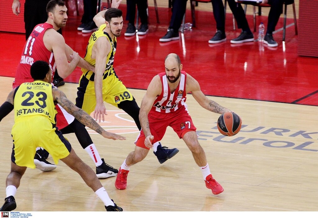 Ολυμπιακός-Φενέρμπαχτσε 87-96: Σλούκας και Ντε Κολό χάλασαν τη βραδιά του Σπανούλη!