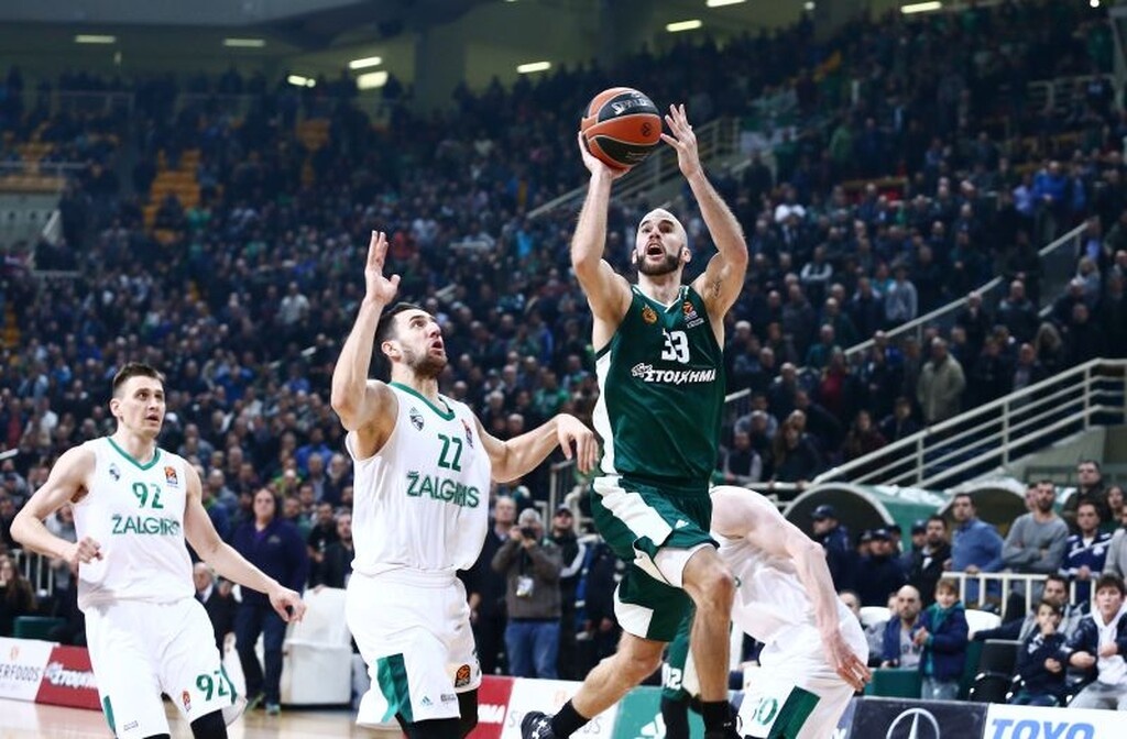 Το buzzer beater κόντρα στη Ζαλγκίρις τη σεζόν 2017-2018...