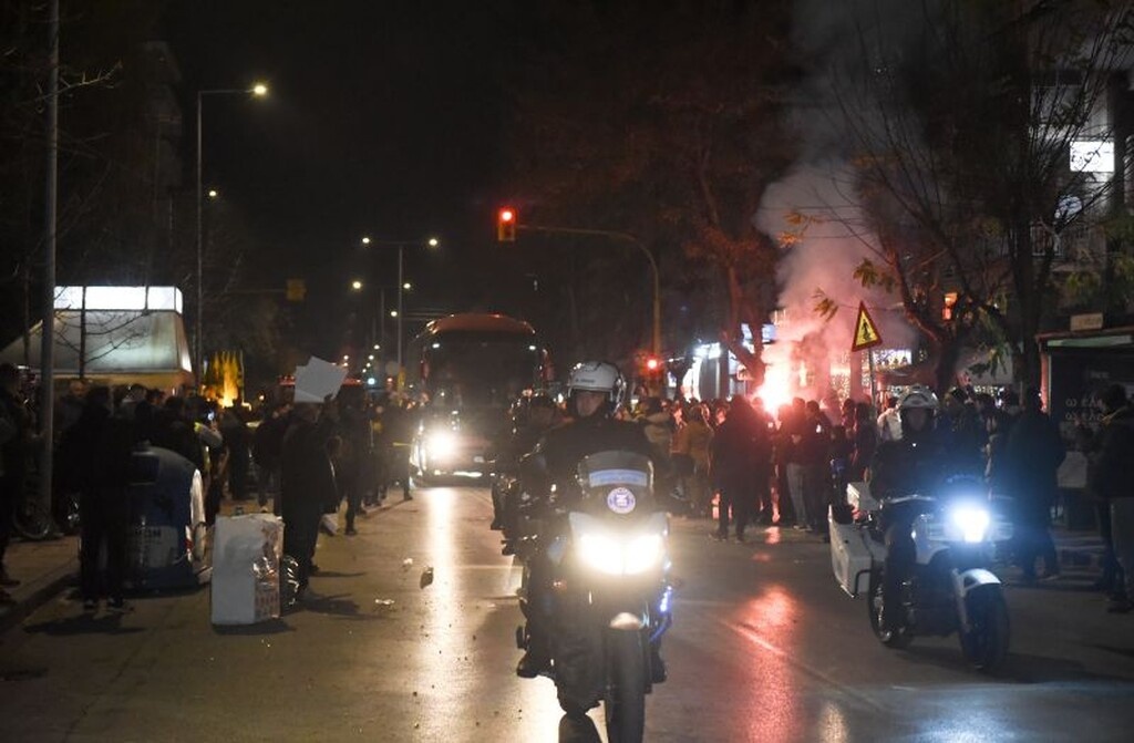 Άρης – ΠΑΟΚ: Αποθεωτική υποδοχή στους «κίτρινους» (video+photos)