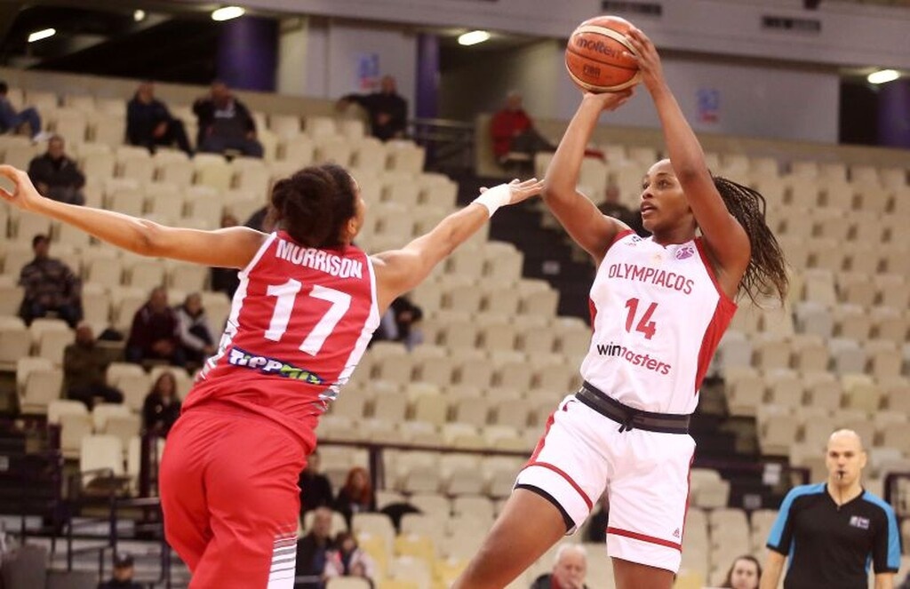 Eurocup Γυναικών: Πρόκριση σε άδειο ΣΕΦ για τον Ολυμπιακό (photos)