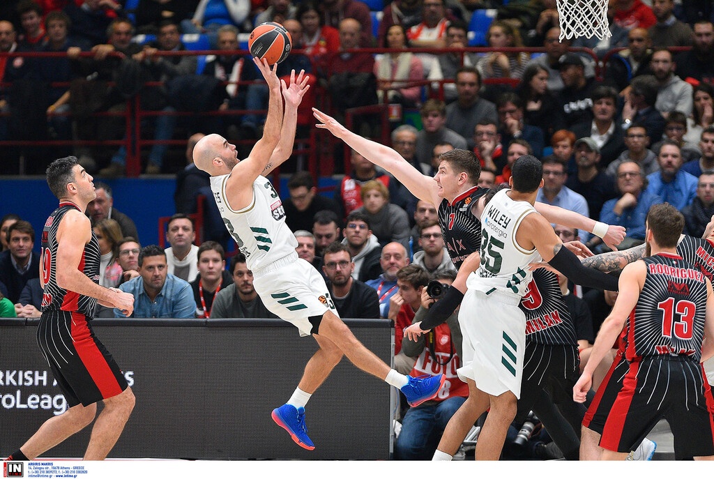 Euroleague: Η θέση του Παναθηναϊκού ΟΠΑΠ μετά την ήττα από την Αρμάνι (photos)