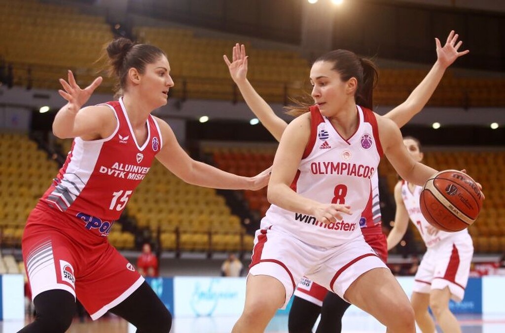 Eurocup Γυναικών: Πρόκριση σε άδειο ΣΕΦ για τον Ολυμπιακό (photos)