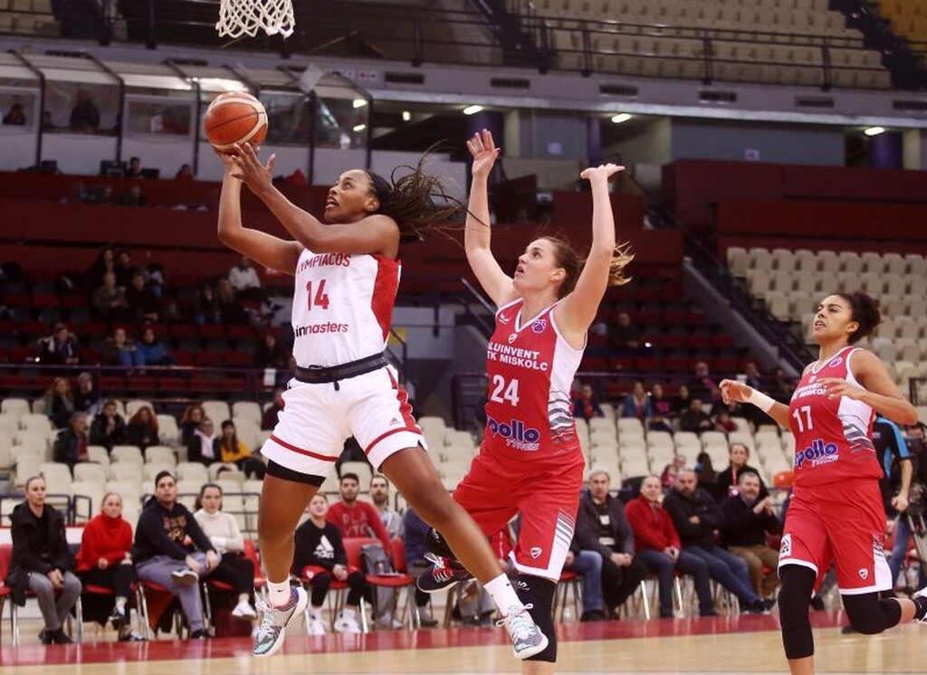 Eurocup Γυναικών: Πρόκριση σε άδειο ΣΕΦ για τον Ολυμπιακό (photos)