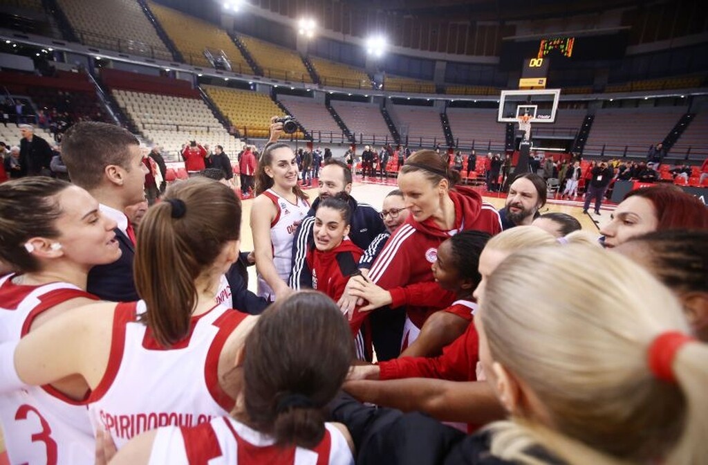 Eurocup Γυναικών: Πρόκριση σε άδειο ΣΕΦ για τον Ολυμπιακό (photos)