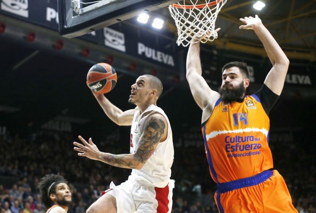Βαλένθια – Ολυμπιακός 91-93: Έμεινε «ζωντανός» με τους φόργουορντ! (video+photos)