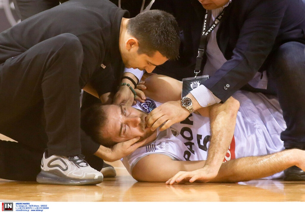 ΠΑΟΚ-Ντιζόν: «Πάγωσαν» στο «Παλατάκι» με τον τραυματισμό του Σχίζα (video+photos)