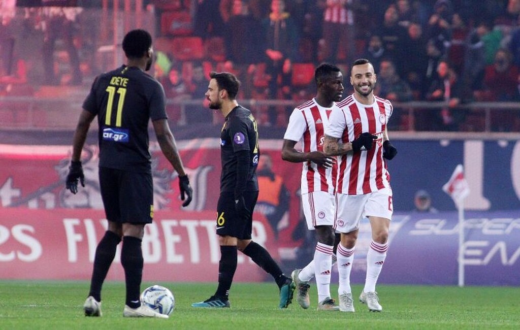 Ολυμπιακός – Άρης 4-2: Κρατήθηκε στην κορυφή με… περίπατο (video+photos)