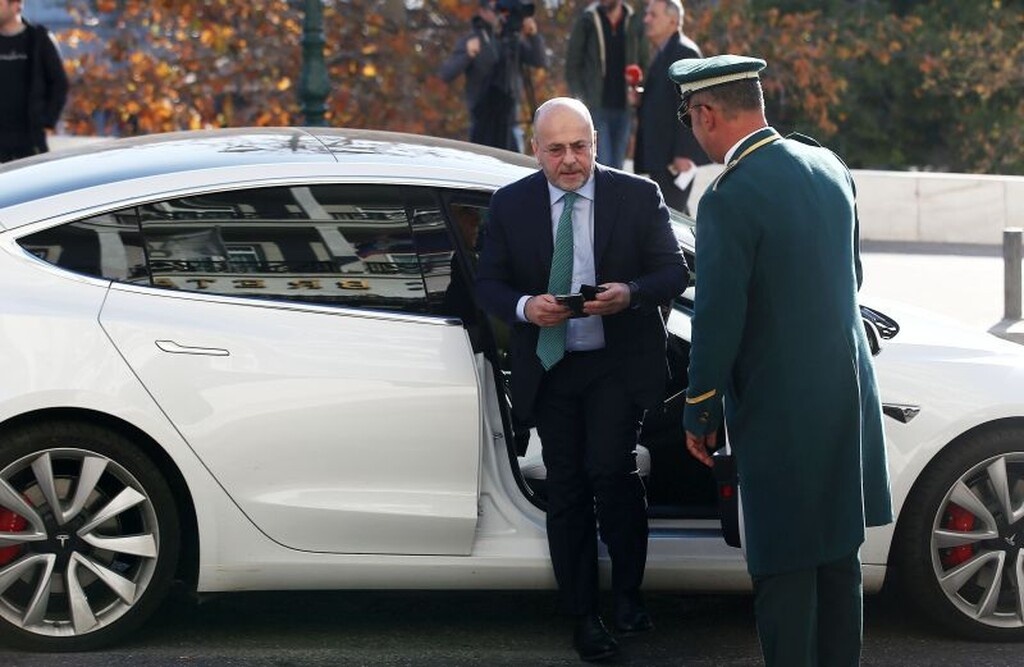 Συνάντηση Big 4: Η άφιξη του Γιάννη Αλαφούζου (photos)