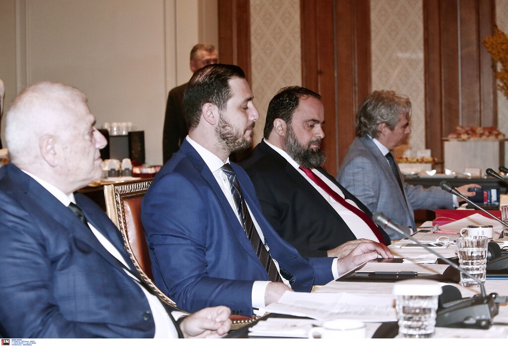 Συνάντηση Big 4: Το τετ α τετ και η χειραψία Μαρινάκη-Μελισσανίδη (photos)