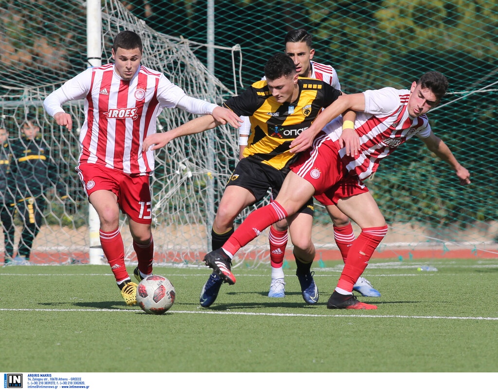 ΑΕΚ-Ολυμπιακός 0-2: Πήραν το ντέρμπι των «μικρών» οι Πειραιώτες