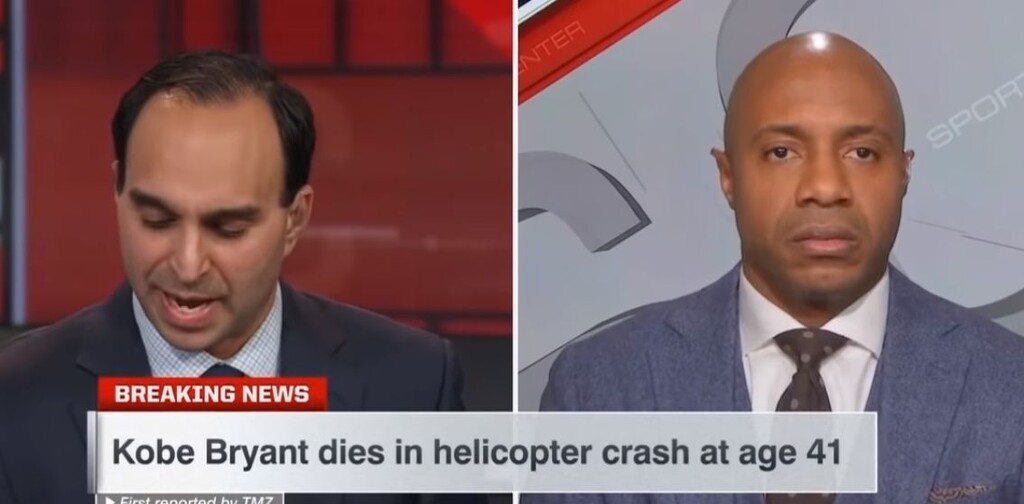 Σχολιαστής του ESPN «λυγίζει» on air για τον θάνατο του Κόμπι Μπράιαντ (video+photos)