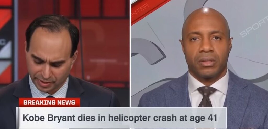 Σχολιαστής του ESPN «λυγίζει» on air για τον θάνατο του Κόμπι Μπράιαντ (video+photos)
