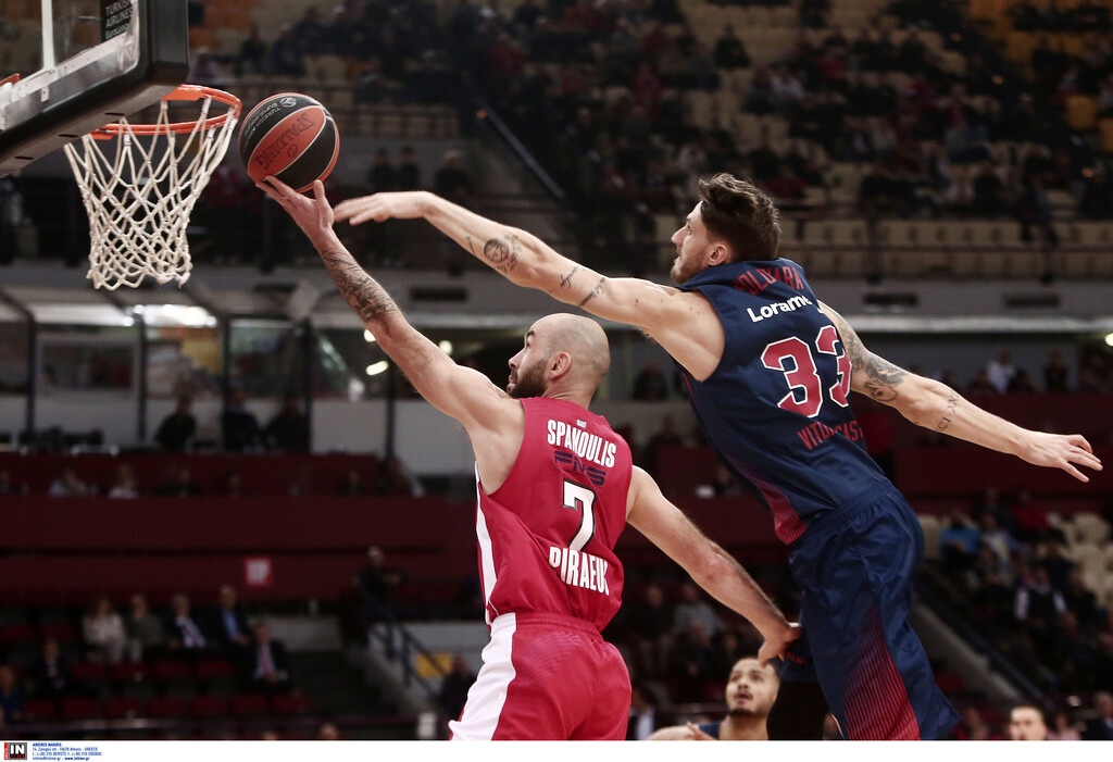 Euroleague: Η θέση του Ολυμπιακού μετά τη νίκη κόντρα στην Μπασκόνια (photo)