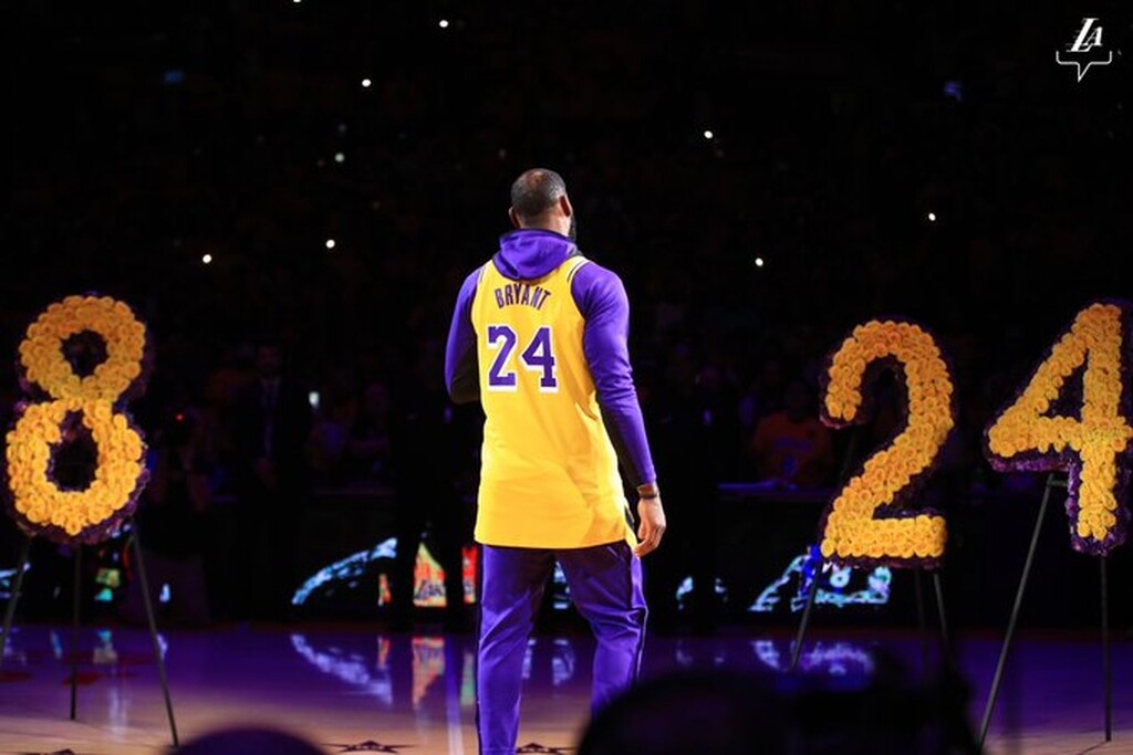 Λύγισαν όλοι για τον Κόμπι Μπράιαντ στο Staples Center (photos+video)