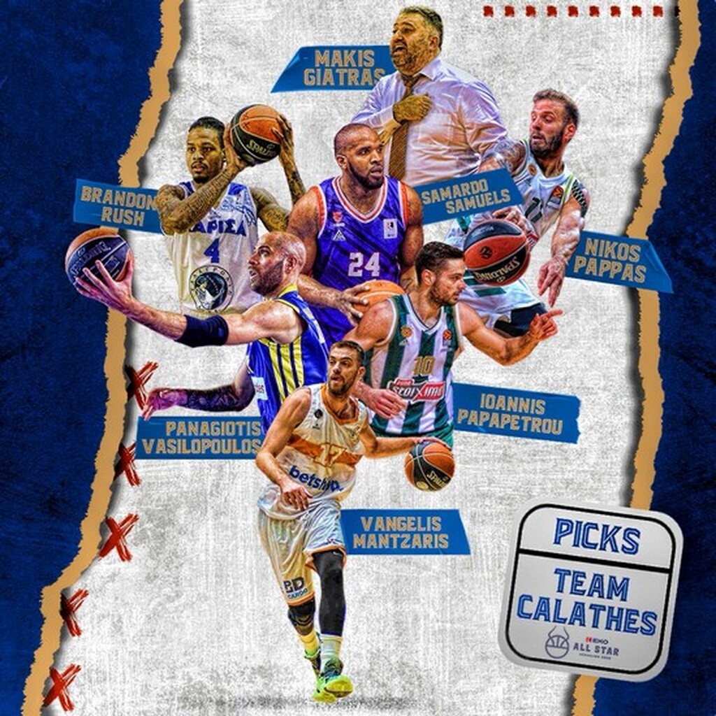 All Star Game: Οι επιλογές Καλάθη και Ματσιούλις για την γιορτή στην Κρήτη (videos+photos)