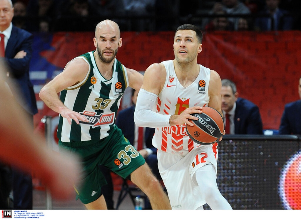 Ερυθρός Αστέρας-Παναθηναϊκός ΟΠΑΠ 78-73: Αυτοκτονία στο Βελιγράδι