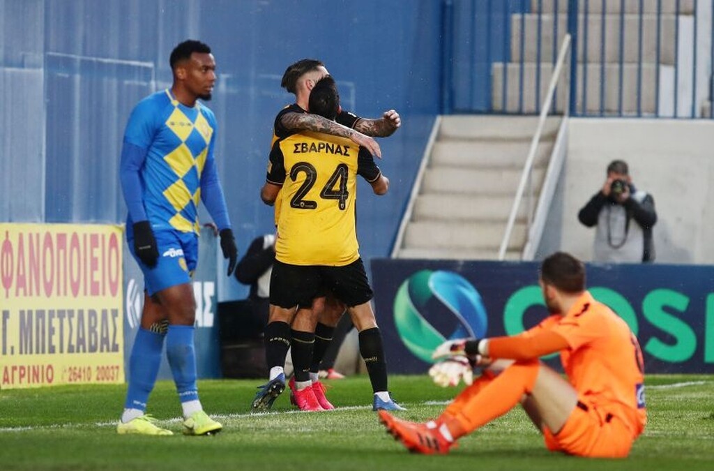Παναιτωλικός – ΑΕΚ 0-1: «Κιτρινόμαυρο» προβάδισμα με Σβάρνα (video+photos)