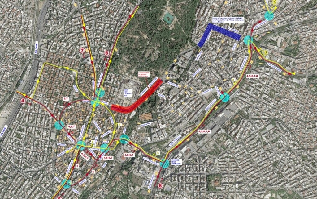 ΑΕΚ: Οι κυκλοφοριακές ρυθμίσεις για την υπογειοποίηση δίπλα στην «Αγια-Σοφιά»