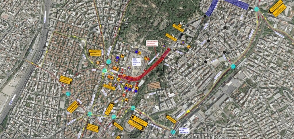 ΑΕΚ: Οι κυκλοφοριακές ρυθμίσεις για την υπογειοποίηση δίπλα στην «Αγια-Σοφιά»