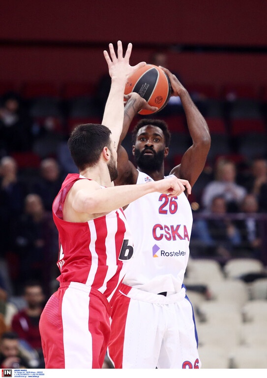 Ολυμπιακός-ΤΣΣΚΑ Μόσχας 72-59: Έβγαλε αντίδραση (photos)