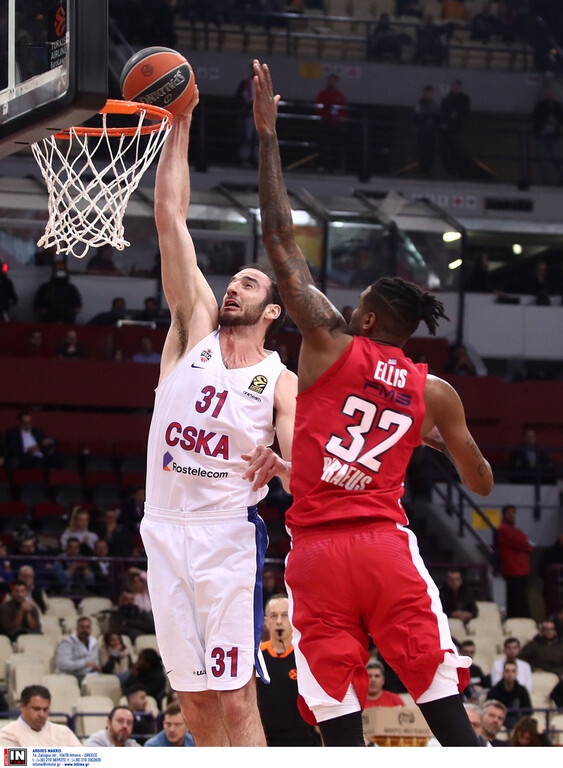 Ολυμπιακός-ΤΣΣΚΑ Μόσχας 72-59: Έβγαλε αντίδραση (photos)