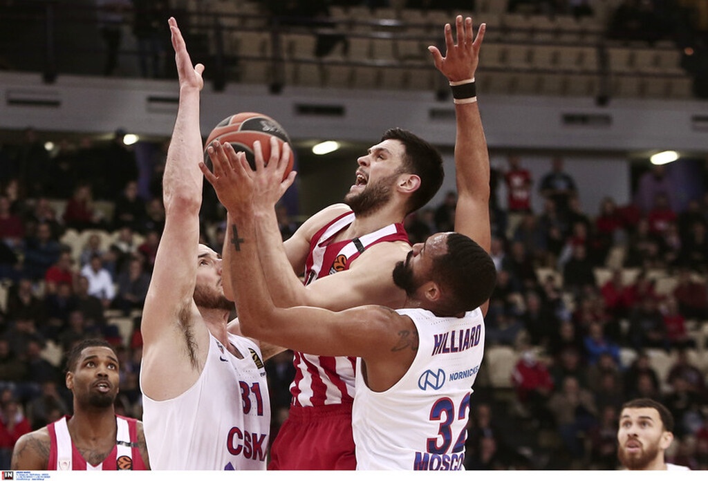 Ολυμπιακός-ΤΣΣΚΑ Μόσχας 72-59: Έβγαλε αντίδραση (photos)