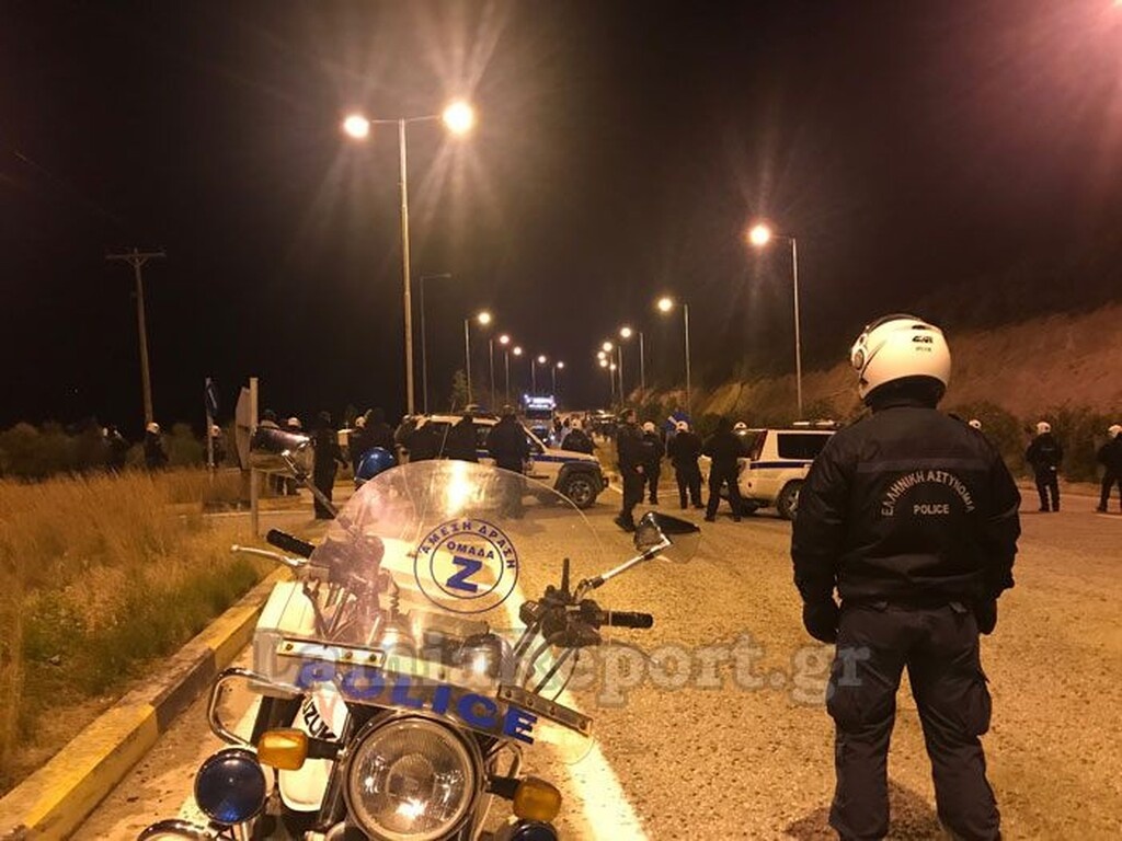 Επεισόδια στη Λαμία: Συγκρούσεις οπαδών της ΑΕΛ με αστυνομικούς (photos)
