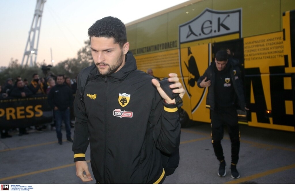 ΑΕΚ-Παναθηναϊκός: Η άφιξη των «κιτρινόμαυρων» στο ΟΑΚΑ (video)