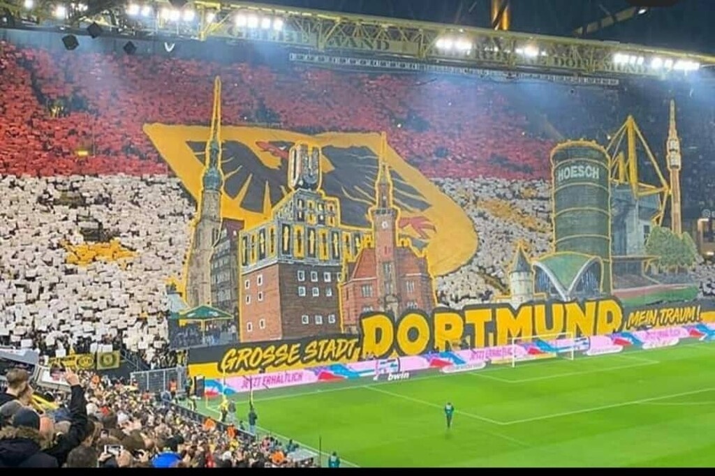 Ντόρτμουντ: Το μαγικό κορεό του κόσμου στο ματς με την Άιντραχτ! (photos+videos)