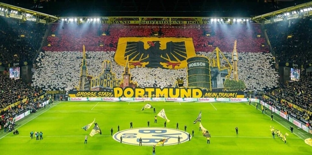 Ντόρτμουντ: Το μαγικό κορεό του κόσμου στο ματς με την Άιντραχτ! (photos+videos)