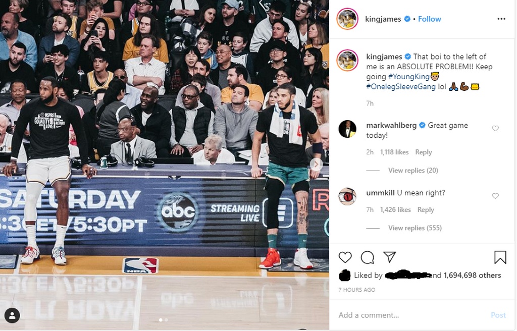 NBA: Αποθέωσε τον Τέιτουμ ο ΛεΜπρόν «Είναι το απόλυτο πρόβλημα, ο νεαρός βασιλιάς»!