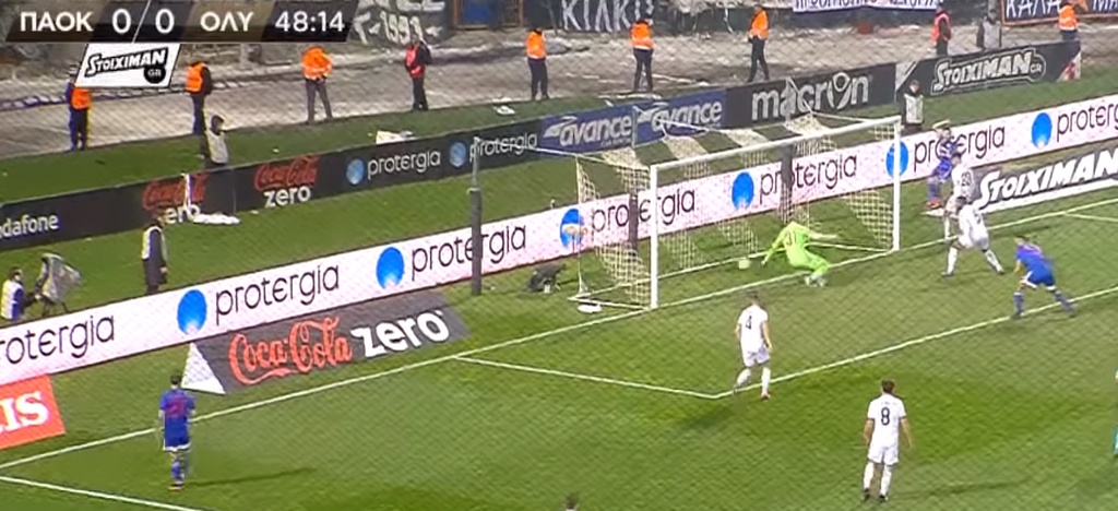 Στο φετινό ΠΑΟΚ-Ολυμπιακός, οι «ερυθρόλευκοι» ήταν αυτοί που έφυγαν με τη νίκη από την Τούμπα.Η ομάδα του Πέδρο Μαρτίνς κατάφερε να πάρει το διπλό με το αυτογκόλ του Γιαννούλη. Κι αυτό σημειώθηκε στο 49'! Για την ακρίβεια στο 48:20.