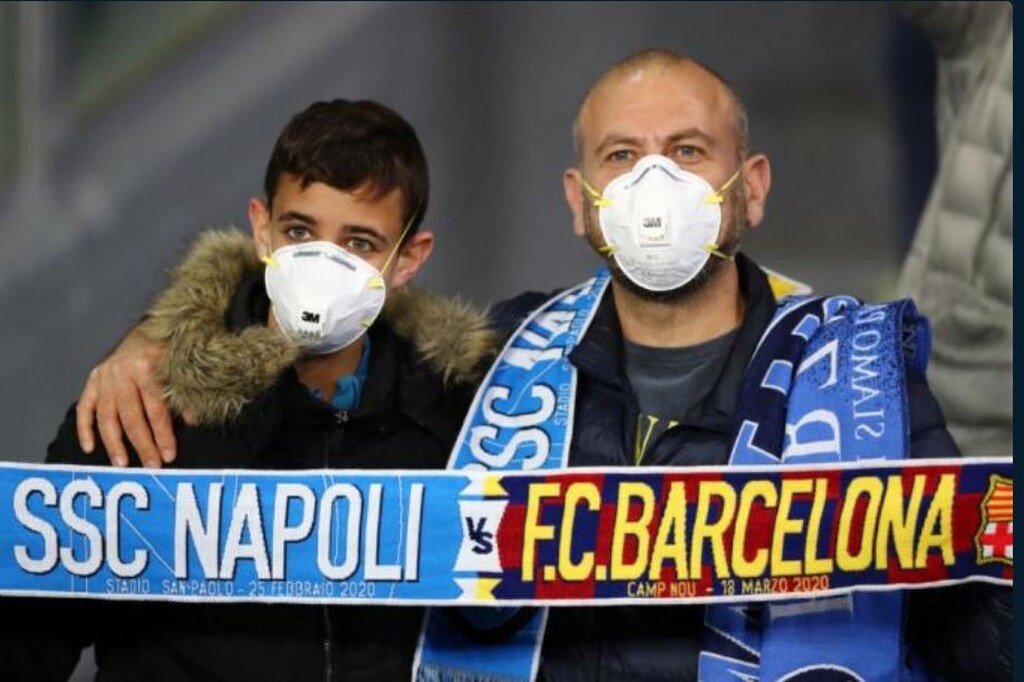 Champions League: Γεμάτο μάσκες λόγω κοροναϊού το «Σάο Πάολο» (photos)