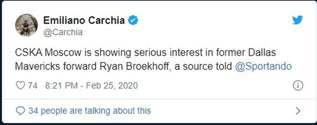 ΤΣΣΚΑ Μόσχας: Ψάχνεται για Μπρόκχοφ (videos+photos)