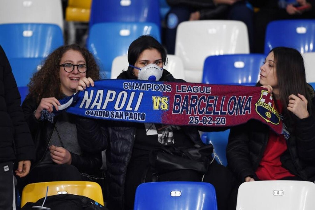Champions League: Γεμάτο μάσκες λόγω κοροναϊού το «Σάο Πάολο» (photos)