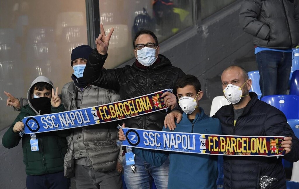 Champions League: Γεμάτο μάσκες λόγω κοροναϊού το «Σάο Πάολο» (photos)