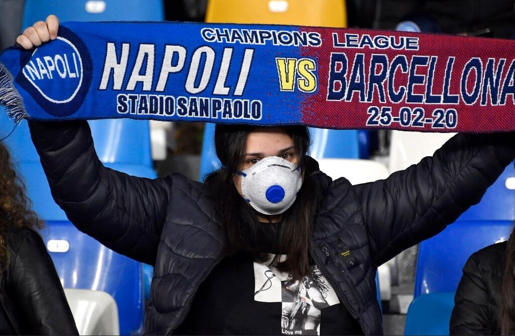 Champions League: Γεμάτο μάσκες λόγω κοροναϊού το «Σάο Πάολο» (photos)