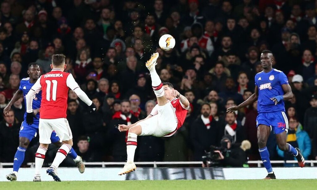 Άρσεναλ – Ολυμπιακός 1-2: Θρυλική πρόκριση μέσα στο Λονδίνο (video+photos)