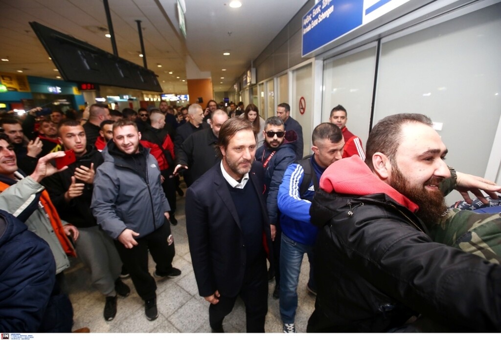 Ολυμπιακός: Επιστροφή και αποθέωση για τους θριαμβευτές του Λονδίνου (photos)