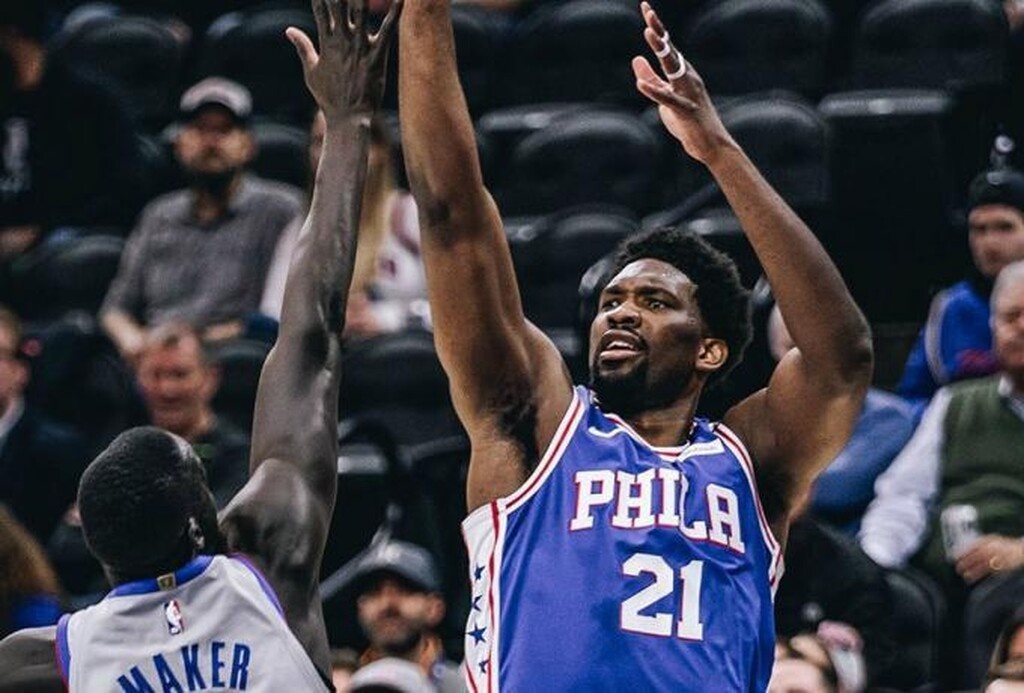 NBA: Ξέφυγε ο Εμπίντ - Επικό μαλλί (photos)