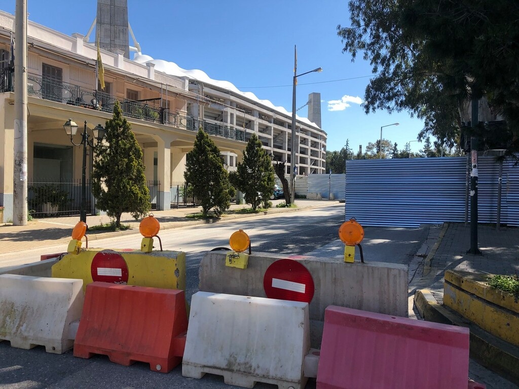 ΑΕΚ: «Θωρακίστηκε» ο χώρος γύρω από την «Αγια-Σοφιά» (photos)