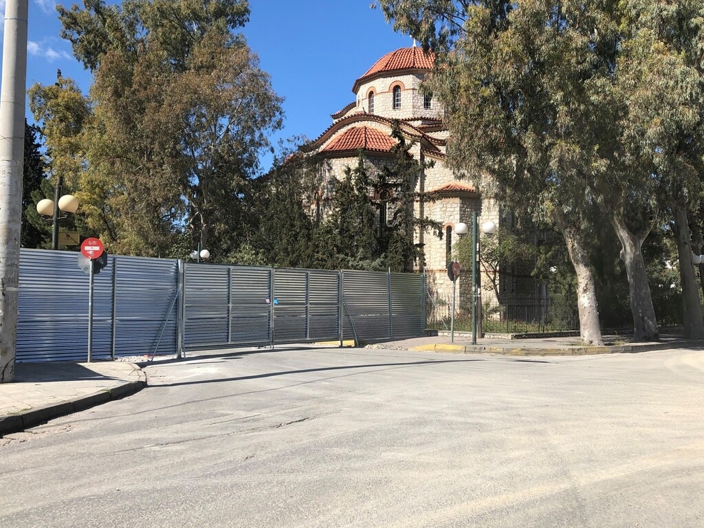 ΑΕΚ: «Θωρακίστηκε» ο χώρος γύρω από την «Αγια-Σοφιά» (photos)