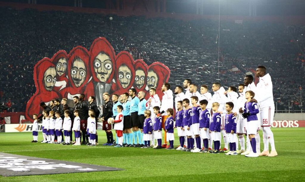 Ολυμπιακός: Το κορεό που «τρέλανε» το La Casa de Papel (video&photos)