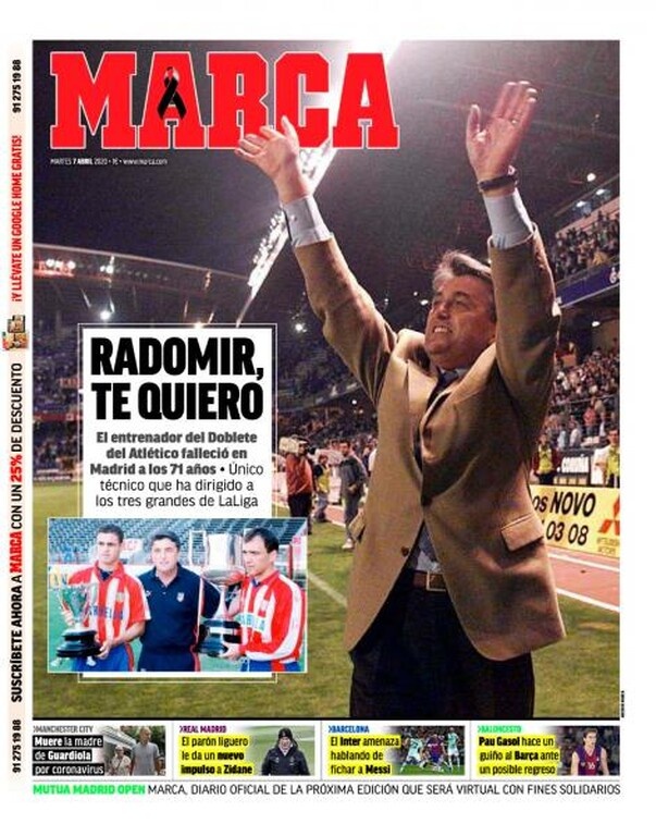 Ράντομιρ Άντιτς: Το εκπληκτικό πρωτοσέλιδα της «Marca» (photos)