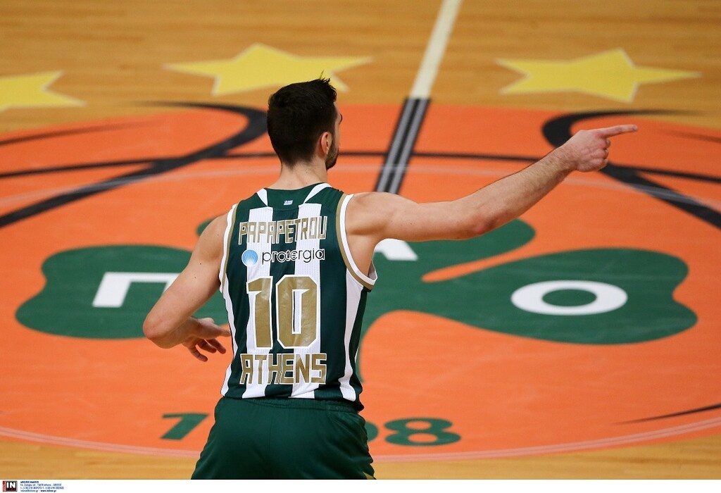 ΙΩΑΝΝΗΣ ΠΑΠΑΠΕΤΡΟΥ: 6/12 τρίποντα στο Παναθηναϊκός-Άλμπα Βερολίνου 105-106 (88-88κ.α., 98-98 α' παρ.) (14 Νοεμβρίου 2019)