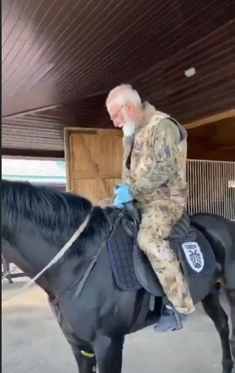 Ιππασία με… ΠΑΟΚ για τον Ιβάν Σαββίδη (photos+video)