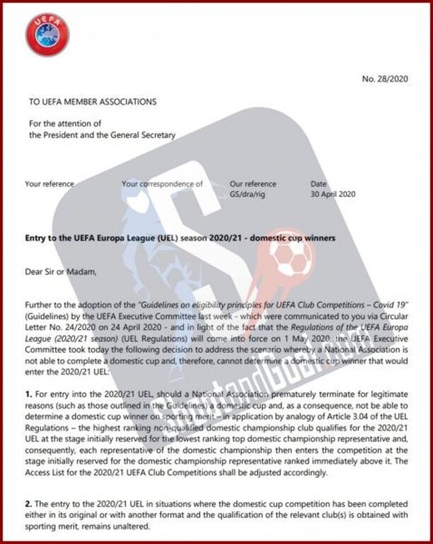 UEFA: «Από το πρωτάθλημα η θέση Ευρώπης που χάνεται από το Κύπελλο»  (photos)