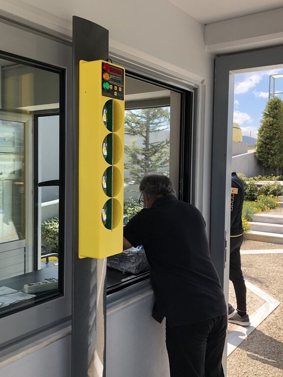 ΑΕΚ: Συναντήσεις με… απόσταση ασφαλείας και μπάρα θερμομέτρησης (photos)